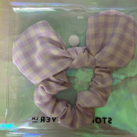 Stoney clover lane pastel picnic scrunchie lavender - Picture 2 of 2